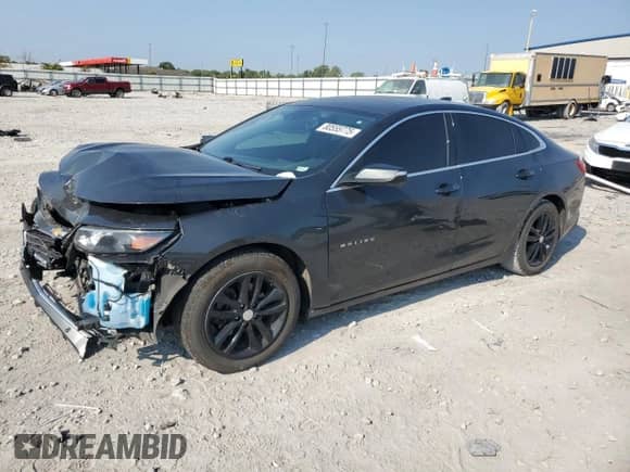 2016 Chevrolet Malibu LT z VIN 1G1ZE5ST5GF322033, wystawiony jako Copart lot #80555775 z przebiegiem Nie podano mil oraz Szkoda całkowita • Salvage title. Historia ofert i sprzedaży dostępna na DreamBid. Obrazek 1.