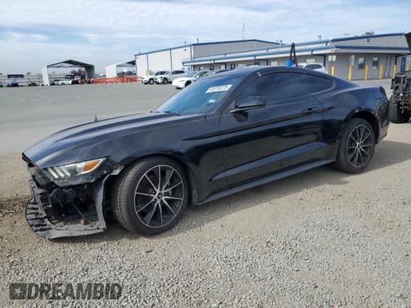 ✅ 2016 Ford Mustang EcoBoost • VIN: 1FA6P8TH3G5308837 • Lot: 91075375. Listed on Copart with 97,799 mi. Free auction sales archive from the USA and detailed vehicle history report at DreamBid. Image 1.