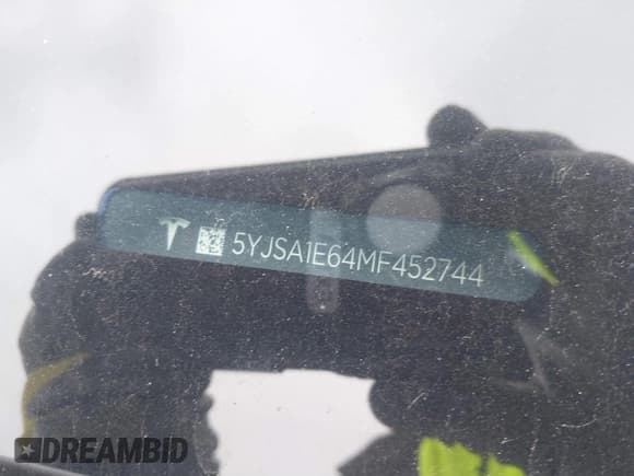 ✅ 2021 Tesla Model S Plaid • VIN: 5YJSA1E64MF452744 • Lot: 41375136. Listed on IAAI with Not provided. Free auction sales archive from the USA and detailed vehicle history report at DreamBid. Image 9.