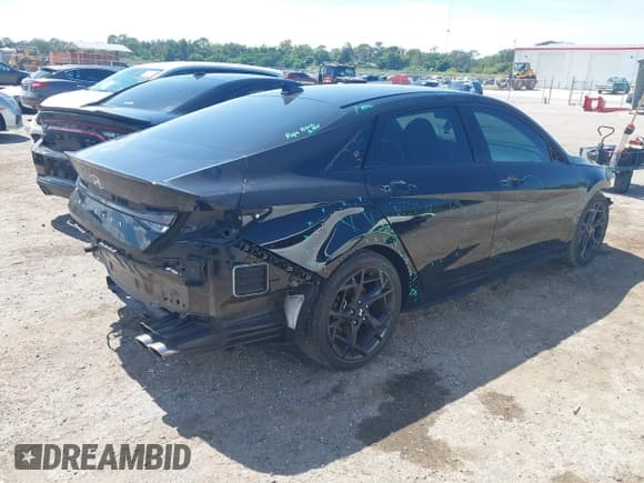 ✅ 2024 Hyundai Elantra N Line • VIN: KMHLR4DF6RU742056 • Лот: 43338827. Опубликован ранее на IAAI с пробегом 25 796 миль. Бесплатный доступ к архиву аукционных продаж из США и подробный отчёт об истории автомобиля на DreamBid. Изображение 4.