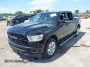 ✅ 2020 Ram 1500 Big Horn • VIN: 1C6SRFFT9LN368761 • Lot: 43091819. Listed on IAAI with Not provided. Free auction sales archive from the USA and detailed vehicle history report at DreamBid. Image 2.