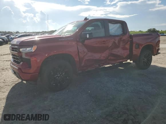 ✅ 2025 Chevrolet Silverado 1500 RST • VIN: 1GCUKEED7SZ104312 • Lot: 81746575. Listed on Copart with 7,755 mi. Free auction sales archive from the USA and detailed vehicle history report at DreamBid. Image 1.
