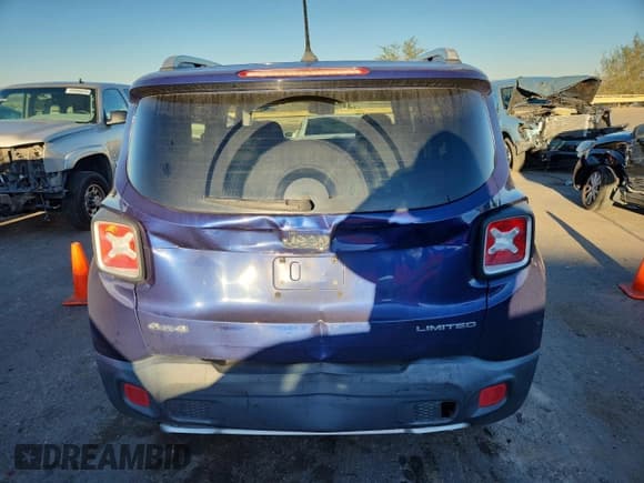 ✅ 2016 Jeep Renegade Limited • VIN: ZACCJBDT9GPC74845 • Лот: 87244445. Опубликован ранее на Copart с пробегом 81 414 миль. Бесплатный доступ к архиву аукционных продаж из США и подробный отчёт об истории автомобиля на DreamBid. Изображение 6.