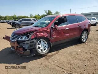 ✅ 2015 Chevrolet Traverse LT • VIN: 1GNKRGKD8FJ253584 • Lot: 81155075. Wystawiony na Copart z przebiegiem 82 095 mil. Bezpłatny archiwum sprzedaży aukcyjnych z USA i szczegółowy raport historii pojazdu na DreamBid. Zdjęcie 1.