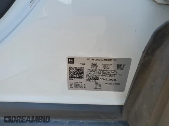 ✅ 2021 GMC Acadia SLT • VIN: 1GKKNULS5MZ180015 • Lot: 69627615. Wystawiony na Copart z przebiegiem 69 123 mil. Bezpłatny archiwum sprzedaży aukcyjnych z USA i szczegółowy raport historii pojazdu na DreamBid. Zdjęcie 12.