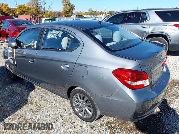 ✅ 2019 Mitsubishi Mirage ES • VIN: ML32F3FJXKHF06406 • Lot: 43632214. Listed on IAAI with 129,871 mi. Free auction sales archive from the USA and detailed vehicle history report at DreamBid. Image 3.