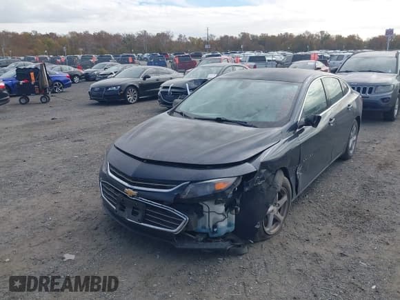 ✅ 2016 Chevrolet Malibu LS • VIN: 1G1ZB5ST4GF321867 • Lot: 43563439. Wystawiony na IAAI z przebiegiem 184 833 mil. Bezpłatny archiwum sprzedaży aukcyjnych z USA i szczegółowy raport historii pojazdu na DreamBid. Zdjęcie 2.