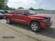 2008 Dodge Dakota SXT with VIN 1D7HE32K78S601576, listed as a Copart auction lot 55464055 with 64,793 mi miles and Salvage title. Bid and sale history available at DreamBid. Image 4.