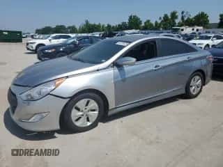 2015 Hyundai Sonata z VIN KMHEC4A4XFA129822, wystawiony jako Copart lot #59725975 z przebiegiem Nie podano mil oraz Czysty tytuł • Clean title. Historia ofert i sprzedaży dostępna na DreamBid. Obrazek 1.