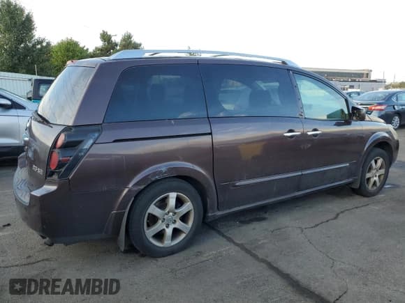 ✅ 2007 Nissan Quest SE • VIN: 5N1BV28U07N141172 • Lot: 70747794. Wystawiony na Copart z przebiegiem 210 409 mil. Bezpłatny archiwum sprzedaży aukcyjnych z USA i szczegółowy raport historii pojazdu na DreamBid. Zdjęcie 3.