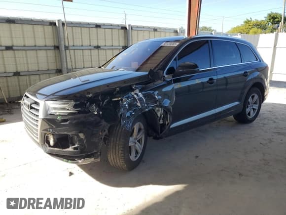 ✅ 2019 Audi Q7 Premium • VIN: WA1AHAF7XKD018633 • Lot: 90139885. Listed on Copart with 67,653 mi. Free auction sales archive from the USA and detailed vehicle history report at DreamBid. Image 1.