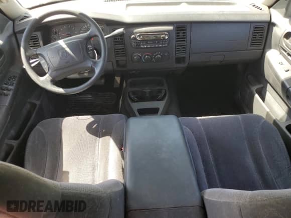 2004 Dodge Dakota SLT with VIN 1D7HL48K44S780575, listed as a Copart auction lot 57872335 with 148,785 mi miles and Salvage title. Bid and sale history available at DreamBid. Image 8.