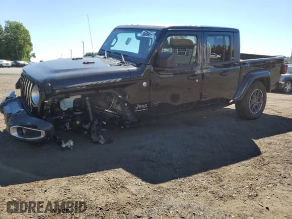 ✅ 2023 Jeep Gladiator Overland • VIN: 1C6HJTFG1PL514851 • Лот: 71177155. Опубликован ранее на Copart с пробегом 53 487 миль. Бесплатный доступ к архиву аукционных продаж из США и подробный отчёт об истории автомобиля на DreamBid. Изображение 1.