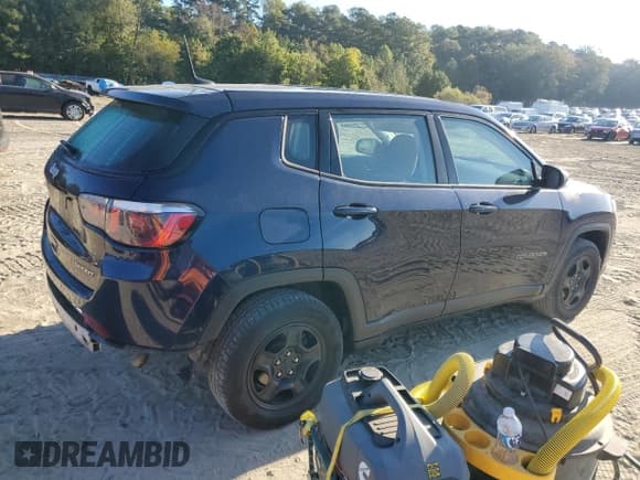 ✅ 2020 Jeep Compass Sport • VIN: 3C4NJCAB6LT220058 • Lot: 85564355. Listed on Copart with 76,622 mi. Free auction sales archive from the USA and detailed vehicle history report at DreamBid. Image 3.