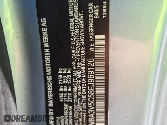 ✅ 2014 BMW 4 Series 428i • VIN: WBA3V5C58EJ969126 • Лот: 69629245. Опубликован ранее на Copart с пробегом 167 819 миль. Бесплатный доступ к архиву аукционных продаж из США и подробный отчёт об истории автомобиля на DreamBid. Изображение 12.