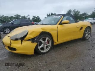 ✅ 2002 Porsche Boxster • VIN: WP0CA29802U623712 • Лот: 60972405. Опубликован ранее на Copart с пробегом 99 584 миль. Бесплатный доступ к архиву аукционных продаж из США и подробный отчёт об истории автомобиля на DreamBid. Изображение 1.