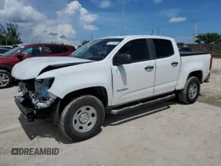 2020 Chevrolet Colorado 2WD Work Truck with VIN 1GCGSBEN7L1245983, listed as a Copart auction lot 80714765 with 50,046 mi miles and Salvage title. Bid and sale history available at DreamBid. Image 1.