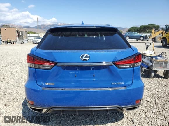 ✅ 2022 Lexus RX 350 F Sport • VIN: 2T2YZMDA9NC348195 • Lot: 80333695. Wystawiony na Copart z przebiegiem 30 175 mil. Bezpłatny archiwum sprzedaży aukcyjnych z USA i szczegółowy raport historii pojazdu na DreamBid. Zdjęcie 6.