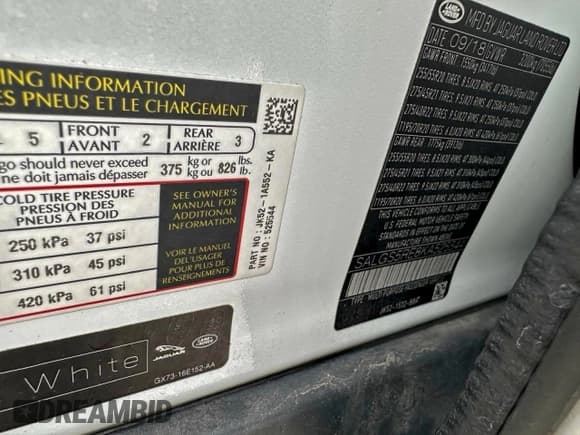 ✅ 2019 Land Rover Range Rover • VIN: SALGS5RE8KA525544 • Lot: 96948915. Wystawiony na Copart z przebiegiem 116 033 mil. Bezpłatny archiwum sprzedaży aukcyjnych z USA i szczegółowy raport historii pojazdu na DreamBid. Zdjęcie 10.