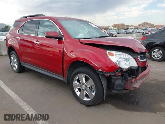 ✅ 2015 Chevrolet Equinox LT • VIN: 2GNALBEK0F1140040 • Lot: 43504107. Listed on IAAI with 97,997 mi. Free auction sales archive from the USA and detailed vehicle history report at DreamBid. Image 1.