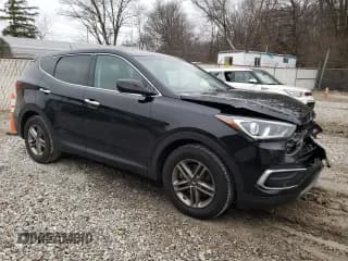 ✅ 2018 Hyundai Santa Fe 2.4L • VIN: 5NMZT3LB7JH105231 • Лот: 71152312. Опубликован ранее на Copart с пробегом 55 497 миль. Бесплатный доступ к архиву аукционных продаж из США и подробный отчёт об истории автомобиля на DreamBid. Изображение 4.