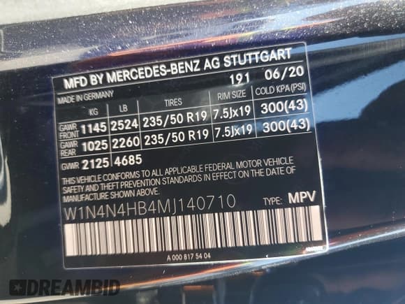 ✅ 2021 Mercedes-Benz GLA 250 • VIN: W1N4N4HB4MJ140710 • Lot: 80169505. Wystawiony na Copart z przebiegiem 33 850 mil. Bezpłatny archiwum sprzedaży aukcyjnych z USA i szczegółowy raport historii pojazdu na DreamBid. Zdjęcie 13.