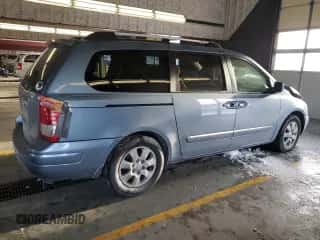 2007 Hyundai Entourage GLS z VIN KNDMC233676010968, wystawiony jako Copart lot #45390385 z przebiegiem Nie podano mil oraz Czysty tytuł • Clean title. Historia ofert i sprzedaży dostępna na DreamBid. Obrazek 3.