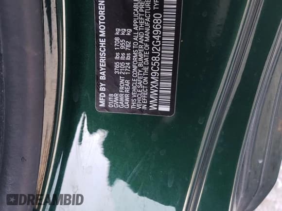 ✅ 2018 MINI Hardtop John Cooper Works • VIN: WMWXM9C58J2G49680 • Lot: 77987754. Wystawiony na Copart z przebiegiem 71 401 mil. Bezpłatny archiwum sprzedaży aukcyjnych z USA i szczegółowy raport historii pojazdu na DreamBid. Zdjęcie 12.