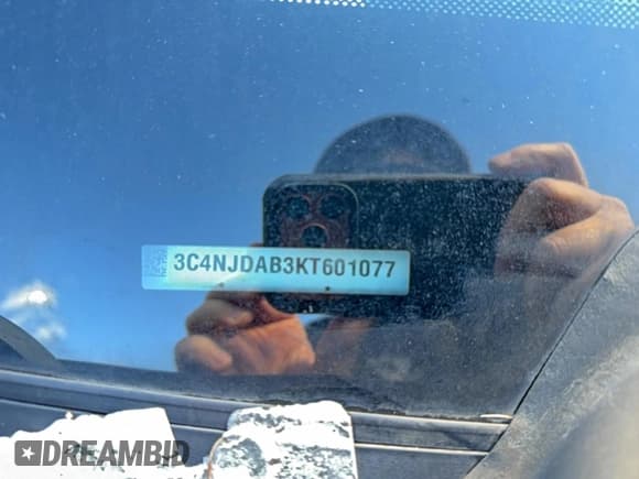 ✅ 2019 Jeep Compass Sport • VIN: 3C4NJDAB3KT601077 • Lot: 94959485. Listed on Copart with 105,781 mi. Free auction sales archive from the USA and detailed vehicle history report at DreamBid. Image 10.