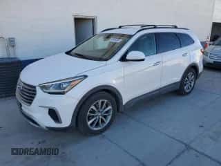 2017 Hyundai Santa Fe SE z VIN KM8SMDHF0HU232112, wystawiony jako Copart lot #90606685 z przebiegiem 143 686 mil mil oraz Czysty tytuł • Clean title. Historia ofert i sprzedaży dostępna na DreamBid. Obrazek 1.