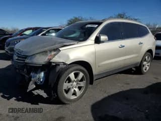 ✅ 2015 Chevrolet Traverse LTZ • VIN: 1GNKRJKD8FJ160772 • Lot: 91189845. Wystawiony na Copart z przebiegiem 114 412 mil. Bezpłatny archiwum sprzedaży aukcyjnych z USA i szczegółowy raport historii pojazdu na DreamBid. Zdjęcie 1.