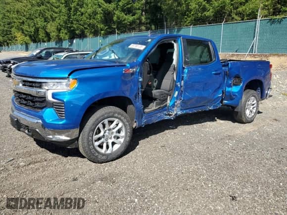 2022 Chevrolet Silverado 1500 LT с VIN 1GCUDDED2NZ592464, выставлен на аукционе Copart как лот 69790135 с пробегом Не указан миль и Списание • Salvage title. История ставок и продаж доступна на DreamBid. Изображение 1.