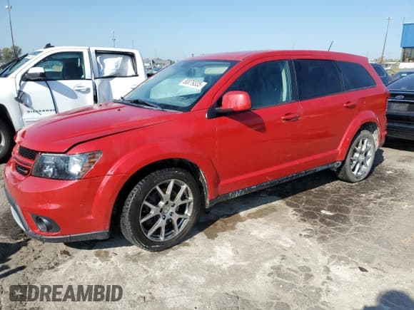✅ 2016 Dodge Journey R/T • VIN: 3C4PDDEGXGT242419 • Лот: 80079335. Опубликован ранее на Copart с пробегом 114 617 миль. Бесплатный доступ к архиву аукционных продаж из США и подробный отчёт об истории автомобиля на DreamBid. Изображение 1.