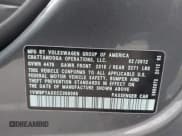 ✅ 2012 Volkswagen Passat SE • VIN: 1VWBP7A3XCC056095 • Lot: 43680865. Listed on IAAI with 152,783 mi. Free auction sales archive from the USA and detailed vehicle history report at DreamBid. Image 9.