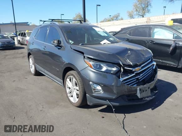 2018 Chevrolet Equinox Premier с VIN 3GNAXNEX8JS508432, выставлен на аукционе IAAI как лот 43558959 с пробегом 84 489 миль миль и . История ставок и продаж доступна на DreamBid. Изображение 1.