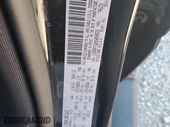 ✅ 2019 Ram 1500 Big Horn • VIN: 1C6RRFFG2KN858622 • Лот: 90316225. Опубликован ранее на Copart с пробегом 74 748 миль. Бесплатный доступ к архиву аукционных продаж из США и подробный отчёт об истории автомобиля на DreamBid. Изображение 12.