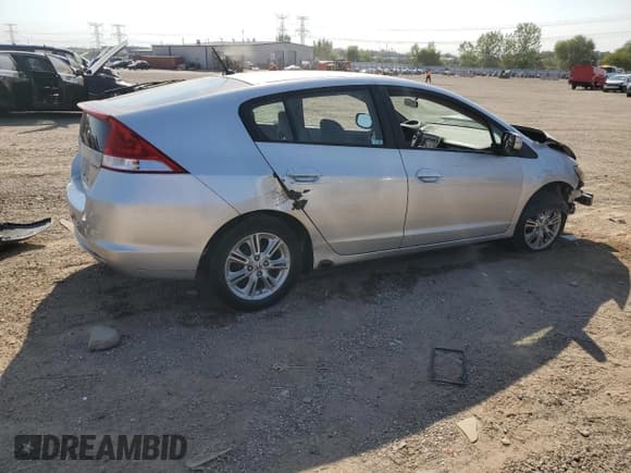 ✅ 2010 Honda Insight EX • VIN: JHMZE2H77AS018344 • Lot: 71785875. Listed on Copart with Not provided. Free auction sales archive from the USA and detailed vehicle history report at DreamBid. Image 3.