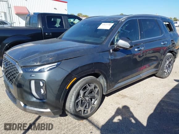 ✅ 2022 Hyundai Palisade Calligraphy • VIN: KM8R74HE4NU367604 • Лот: 43627785. Опубликован ранее на IAAI с пробегом 86 762 миль. Бесплатный доступ к архиву аукционных продаж из США и подробный отчёт об истории автомобиля на DreamBid. Изображение 2.
