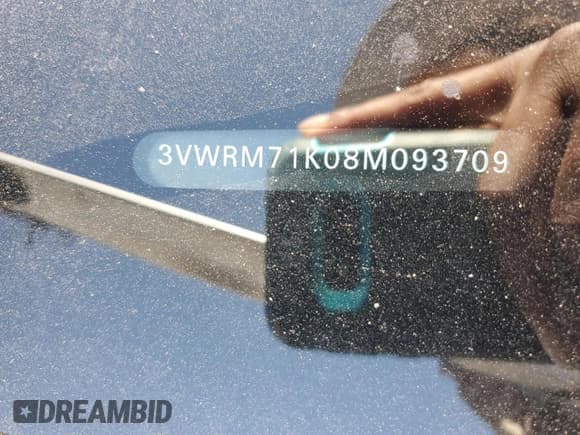 ✅ 2008 Volkswagen Jetta SE • VIN: 3VWRM71K08M093709 • Lot: 82613075. Wystawiony na Copart z przebiegiem 191 073 mil. Bezpłatny archiwum sprzedaży aukcyjnych z USA i szczegółowy raport historii pojazdu na DreamBid. Zdjęcie 12.