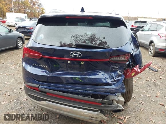 ✅ 2022 Hyundai Santa Fe SEL • VIN: 5NMS3DAJ1NH474819 • Lot: 43546610. Listed on IAAI with 24,937 mi. Free auction sales archive from the USA and detailed vehicle history report at DreamBid. Image 16.