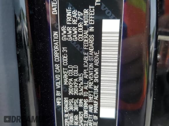 ✅ 2020 Volvo XC90 Inscription • VIN: YV4A22PL9L1584081 • Lot: 60398005. Wystawiony na Copart z przebiegiem 50 939 mil. Bezpłatny archiwum sprzedaży aukcyjnych z USA i szczegółowy raport historii pojazdu na DreamBid. Zdjęcie 13.