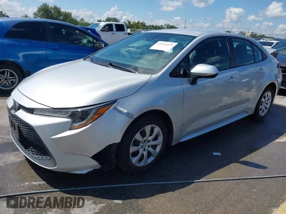 ✅ 2021 Toyota Corolla LE • VIN: 5YFEPMAEXMP218400 • Lot: 43115333. Listed on IAAI with 89,255 mi. Free auction sales archive from the USA and detailed vehicle history report at DreamBid. Image 2.