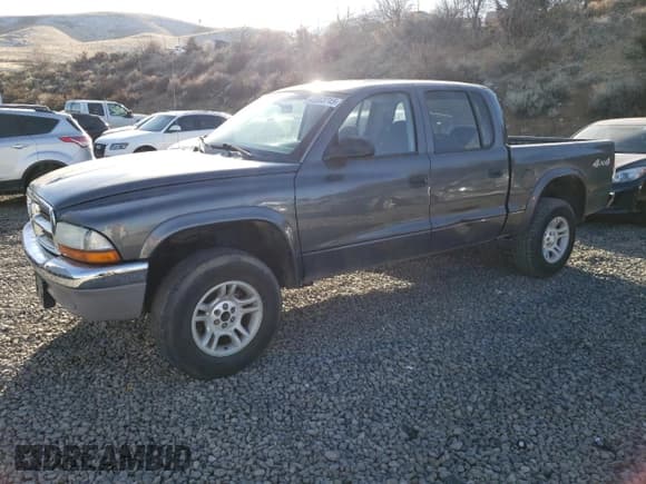 ✅ 2004 Dodge Dakota SLT • VIN: 1D7HG48N14S509987 • Lot: 43283745. Wystawiony na Copart z przebiegiem Nie podano. Bezpłatny archiwum sprzedaży aukcyjnych z USA i szczegółowy raport historii pojazdu na DreamBid. Zdjęcie 1.