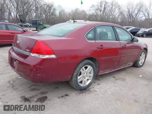 2011 Chevrolet Impala LT Retail с VIN 2G1WB5EK7B1193324, выставлен на аукционе IAAI как лот 38429310 с пробегом 137 168 миль миль и . История ставок и продаж доступна на DreamBid. Изображение 4.