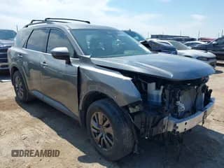 2022 Nissan Pathfinder SV с VIN 5N1DR3BA4NC239406, выставлен на аукционе IAAI как лот 43226876 с пробегом 50 503 миль миль и . История ставок и продаж доступна на DreamBid. Изображение 1.