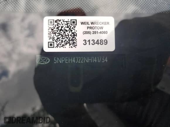 2022 Hyundai Sonata Limited с VIN 5NPEH4J22NH141734, выставлен на аукционе Copart как лот 62531915 с пробегом Не указан миль и Списание • Salvage title. История ставок и продаж доступна на DreamBid. Изображение 12.