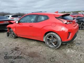 2019 Hyundai Veloster Premium z VIN KMHTG6AF4KU011072, wystawiony jako Copart lot #39301154 z przebiegiem 74 760 mil mil oraz Szkoda całkowita • Salvage title. Historia ofert i sprzedaży dostępna na DreamBid. Obrazek 2.