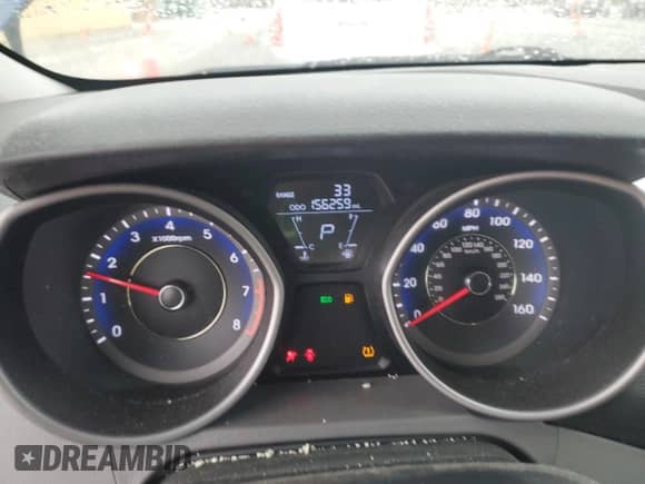 2013 Hyundai Elantra GLS with VIN KMHDH4AE8DU519643, listed as a Copart auction lot 82470175 with 156,259 mi miles and Clean title. Bid and sale history available at DreamBid. Image 9.