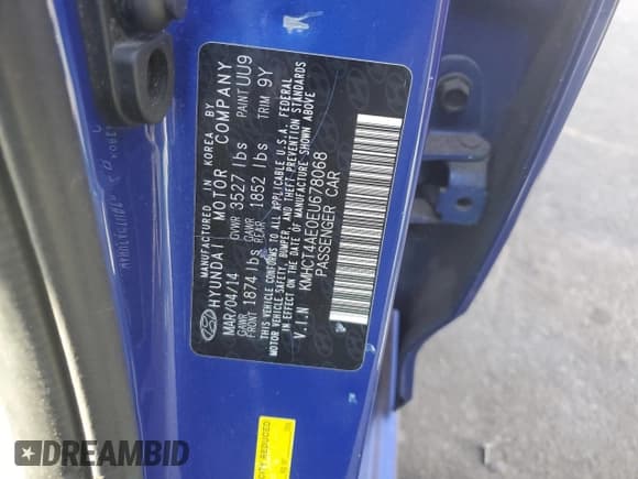 ✅ 2014 Hyundai Accent GLS • VIN: KMHCT4AE0EU678068 • Лот: 77884434. Опубликован ранее на Copart с пробегом 136 605 миль. Бесплатный доступ к архиву аукционных продаж из США и подробный отчёт об истории автомобиля на DreamBid. Изображение 12.