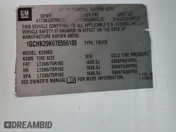 ✅ 2008 GMC Sierra 2500HD Work Truck • VIN: 1GDHC24K68E146642 • Лот: 56474815. Опубликован ранее на Copart с пробегом 204 222 миль. Бесплатный доступ к архиву аукционных продаж из США и подробный отчёт об истории автомобиля на DreamBid. Изображение 12.